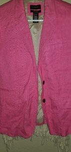 J crew pink Schoolboy blazer 8